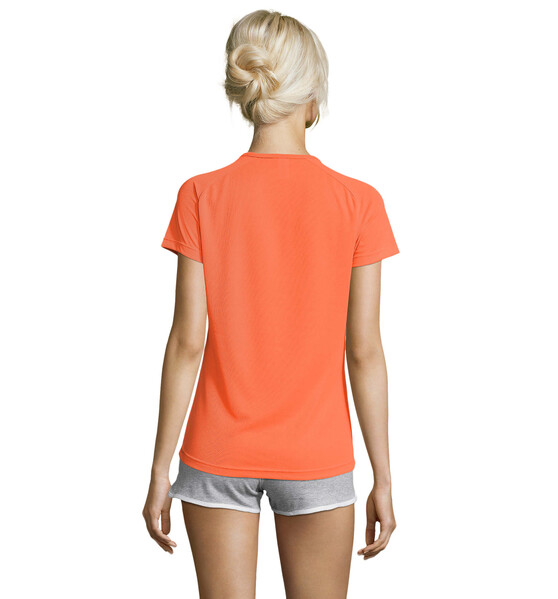 SPORTY Damski T-Shirt 140g Sporty Women - Neon Pomarańczowy / XL