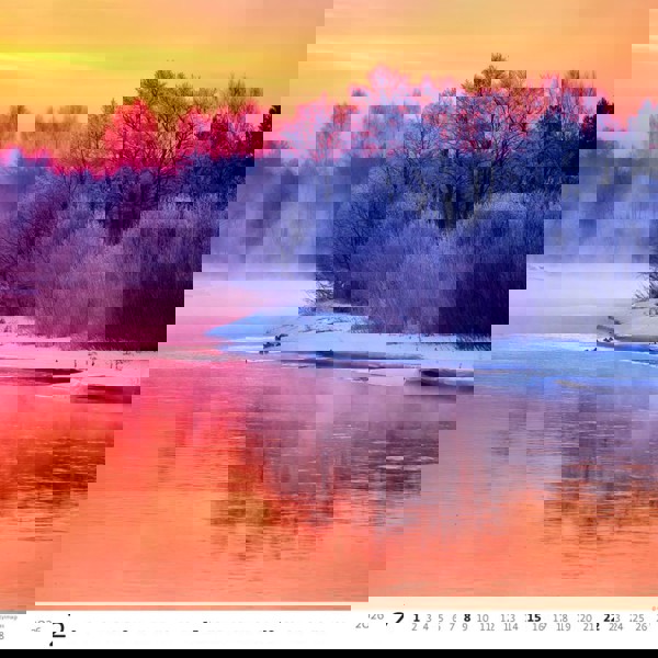 Nástěnný kalendář Aqua 2026