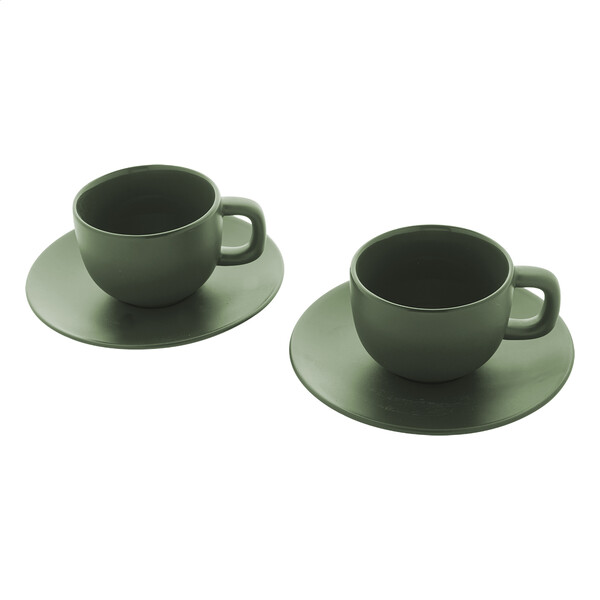 Zestaw filiżanek do cappuccino Caturra Plus - Zielony