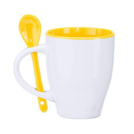 Akebia Mug - White/Red