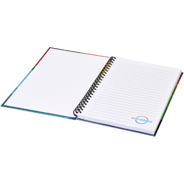 Wire-o A4 notebook hard cover - White / Black
