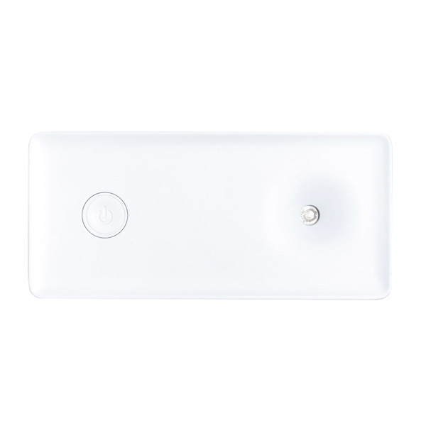 Breath air humidifier with lamp - White