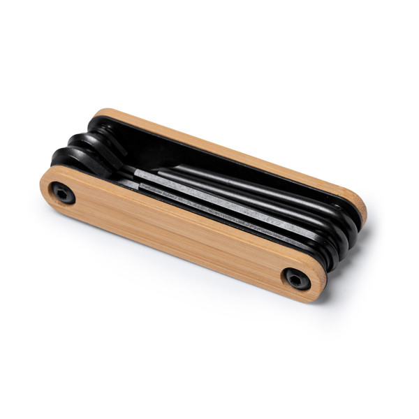 Personalised stainless steel multi-tool with 9 functions in eco box