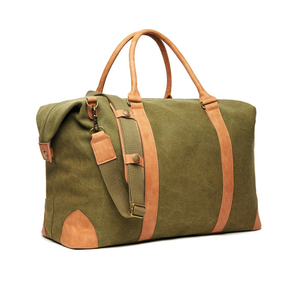 Duffle taška VINGA Bosler z RCS recykl. canvas - Zelená