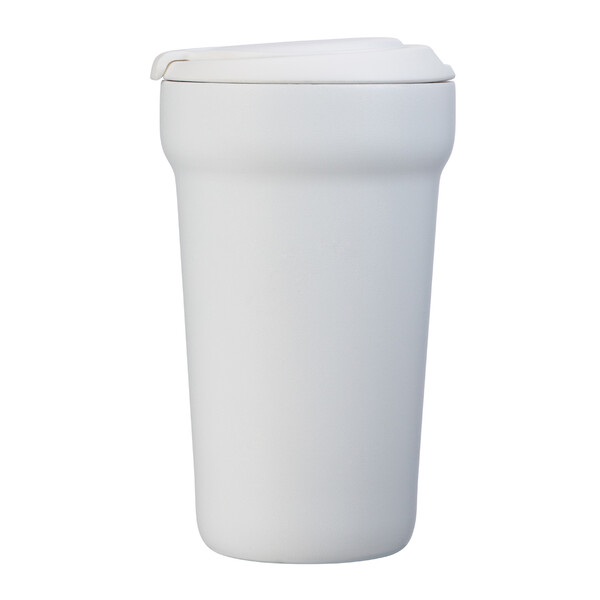 Mug isotherme VIVERO STEEL - blanc