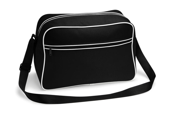 Retro Shoulder Bag - Black / White / ONE SIZE