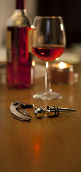 Conjunto de vinho em caixa de cartão Eve