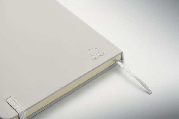 Notebook A5 in PU riciclato Arcoloop - Bianco