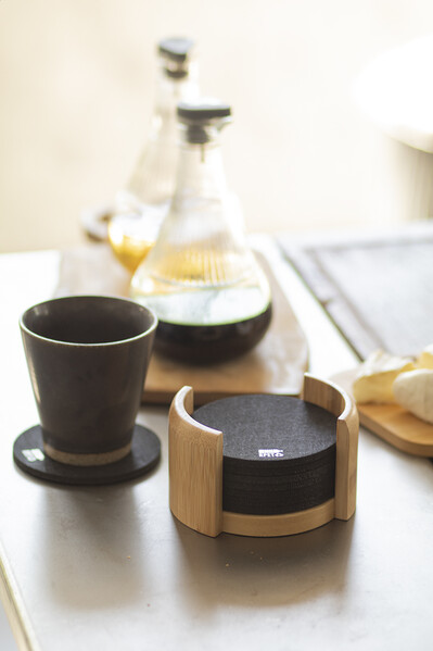 Set de sous-verres RPET Chiang