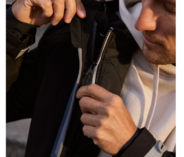 Veste technique Softshell - BLACK / GREY / 3XL