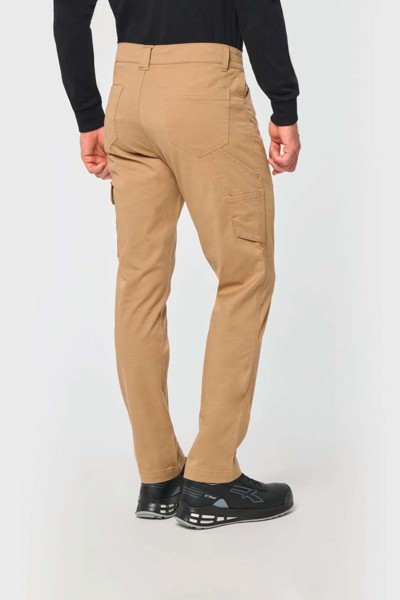 Unisex Cotton Stretch Trousers - Dark Grey / 46