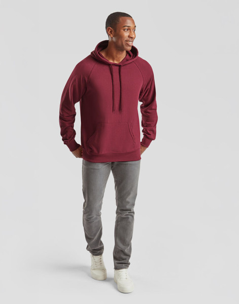 Lightweight Hooded Sweat - White / S
