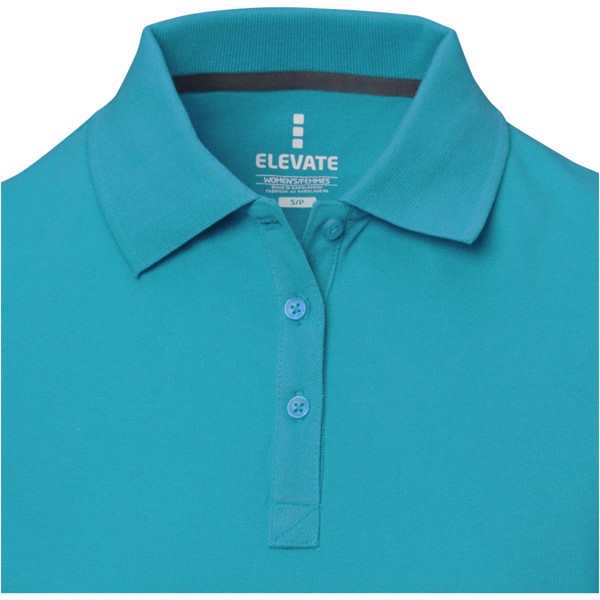 Polo manches courtes femme Calgary - Vert eau / M