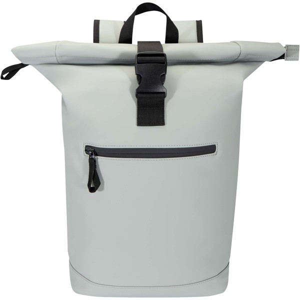 Resi Plus 15" GRS recycled roll-top backpack 18L - Grey