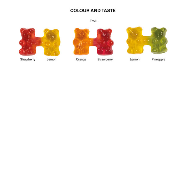 Team Jelly Bears, White / Trolli Team Jelly Bears, 6,5 G / White Foil With Approx. 50% Paper Content