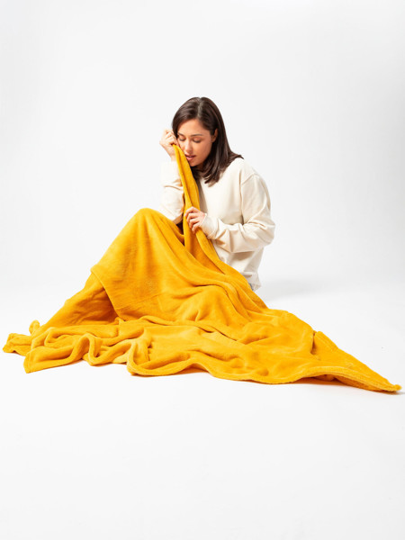 Coral Fleece Blanket 130x170 - Rustical Green