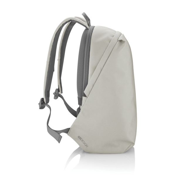 Bobby Soft, Anti-Diebstahl-Rucksack - Sanddust / Grau