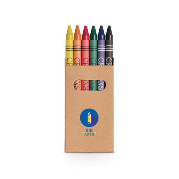 PS - EAGLE. Box with 6 crayon