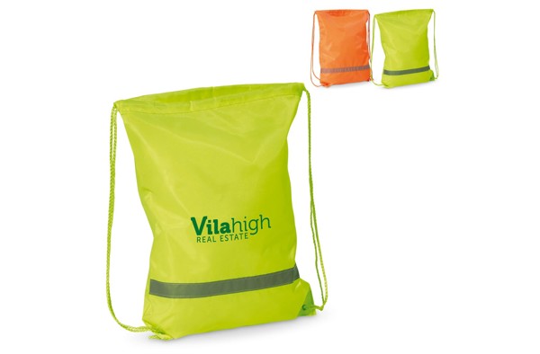 Drawstring bag reflective - Orange