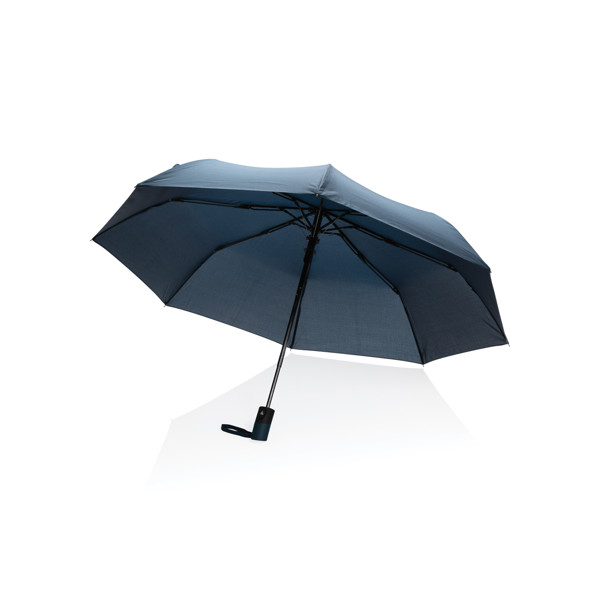 Mini parapluie automatique 21" en rPET 190T Impact AWARE™ - Bleu Marine