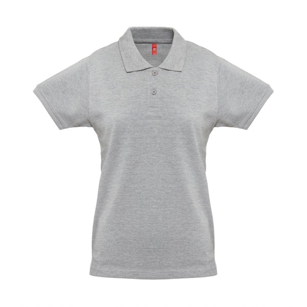 THC MONACO WOMEN. Polo pour femme Gris Clair Matte S