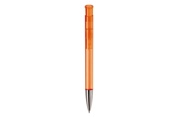 Avalon ball pen metal tip transparent - Transparent / Orange