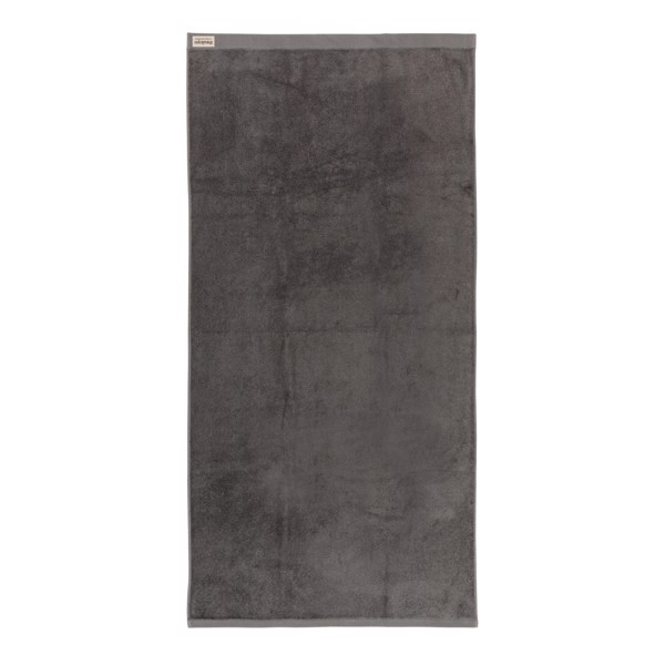 Serviette bain 70x140cm Ukiyo Sakura AWARE™ Made in Europe - Antracite