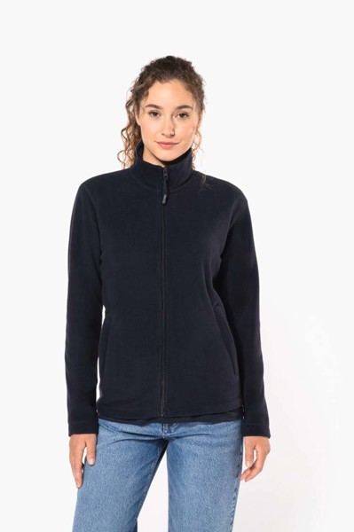 Full Zip Microfleece Jacket - Black / L