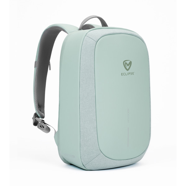 Xd Design Bobby Edge backpack, anti-theft,rPET - Green / Grey