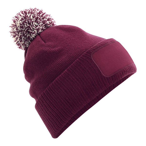 Snowstar® Patch Beanie - Graphite Grey / Light Grey / ONE SIZE