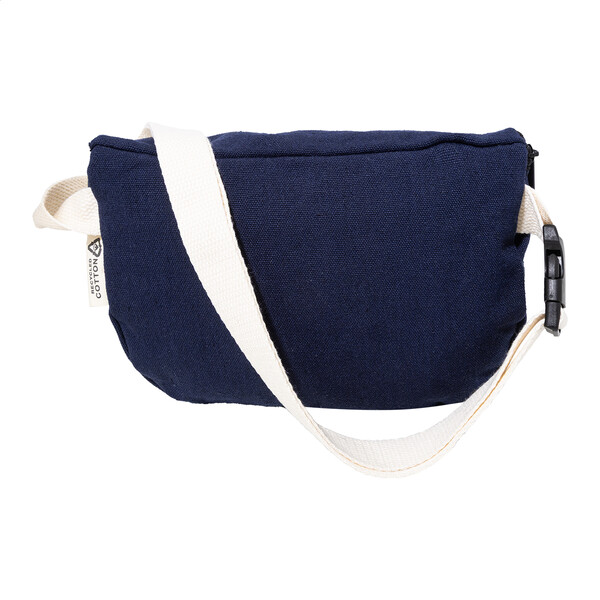 Sac banane en canvas recyclé Rekan Hip - Bleu