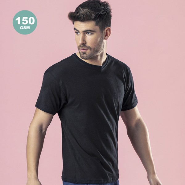 Camiseta Adulto Color Premium - Negro / L