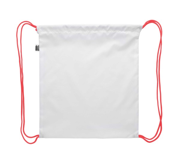 Custom Drawstring Bag For Kids CreaDraw Kids RPET - Red / White