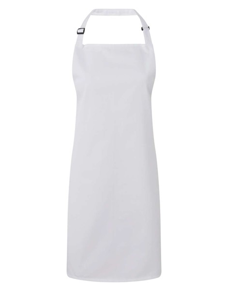 ‘Antimicrobial’ Bib Apron - White