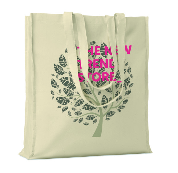 Portobello cotton shopping bag 140g/m², gussets