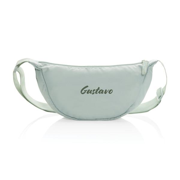 Sac banane en bandoulière en rPET AWARE™ Crescent - Iceberg Green