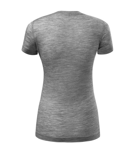 Tričko Dámské Malfini Premium® Merino Rise - Tmavě Šedý Melír / XL