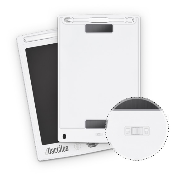 "8,5"" ANTI ERASURE COLORED LCD DIGITAL TABLET" - Blanc / 