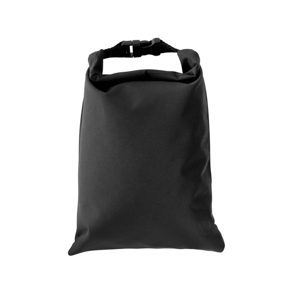 Snackstrap  AWARE™ RPET– skladateľná desiatová taška 30x20CM - Čierna