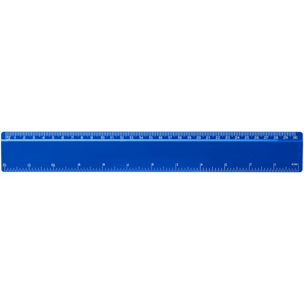 Règle en plastique Renzo 30 cm - Bleu
