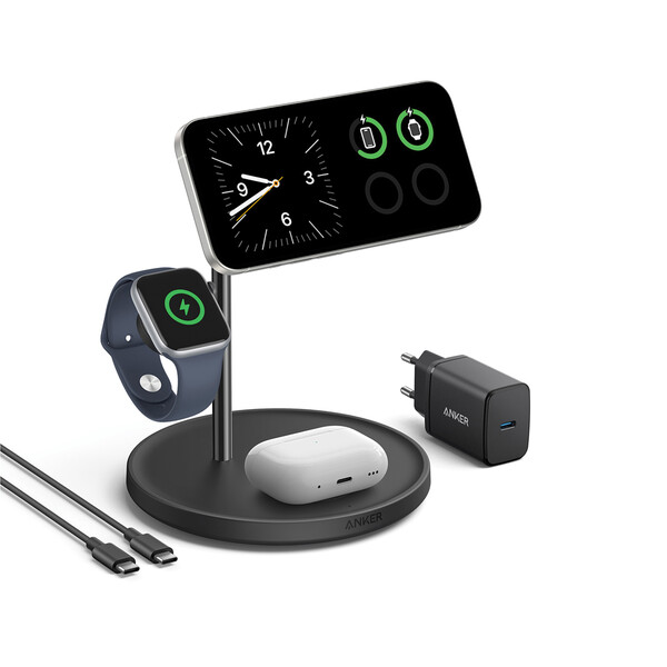 Anker MagGo Wireless Charging Stand (3-in-1 Stand)