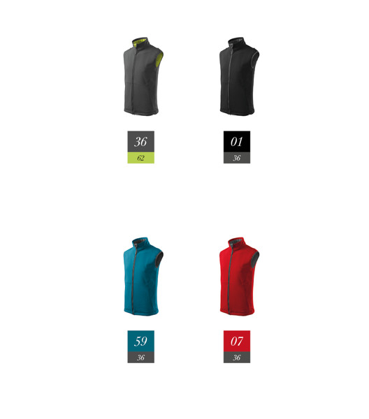 Softshellová Vesta Dámská Malfini® Vision - Černá / 2XL