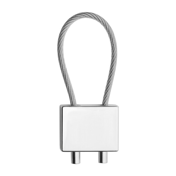 Porte-Clés CABLE - argenté brillant