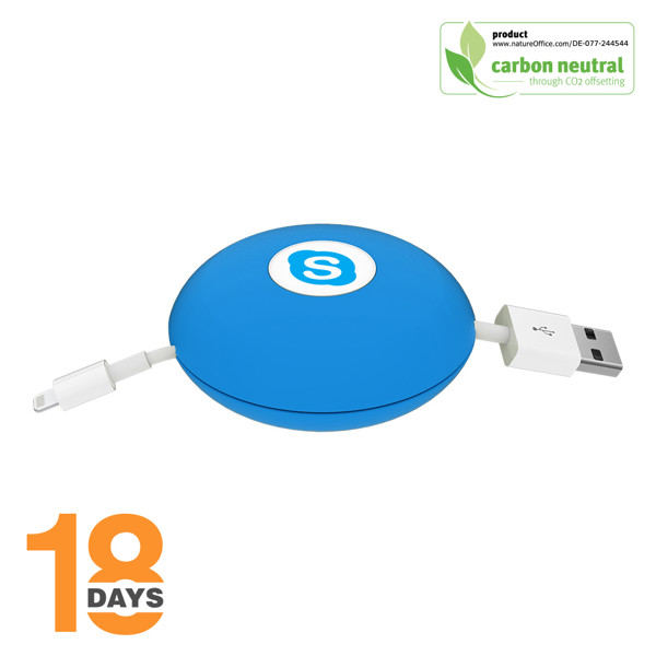 Spinni, Organisateur De Cables Par Gumbite / Blanc Standard / Noir Standard