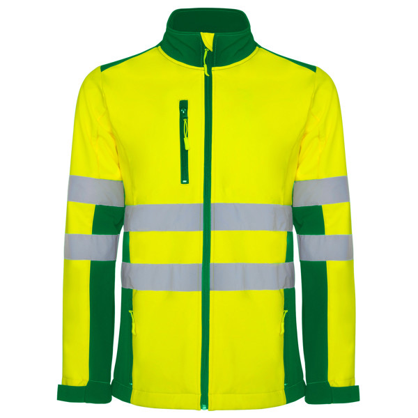 Av Antares Softshell - VERDE JARDÍN/AMARILLO FLÚOR / 4XL