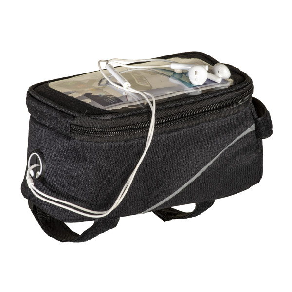 600D Polyester Bicycle Bag With Mobile Holder