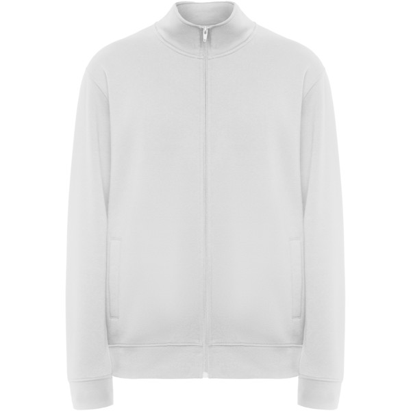 Ulan unisex full zip sweater - White / XL