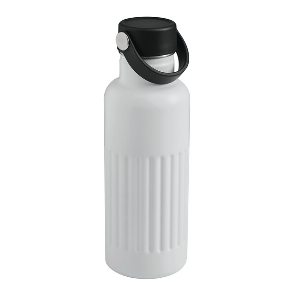 Vacuum Drinking Bottle Wave Trail - White