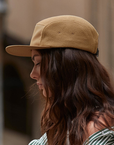 Recycled Fleece Outdoor Camper Cap - Biscuit / ONE SIZE
