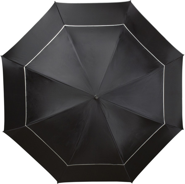 FALCONE - Parapluie tempte XXL - Manuel - Impermable au vent -  140 cm - Noir